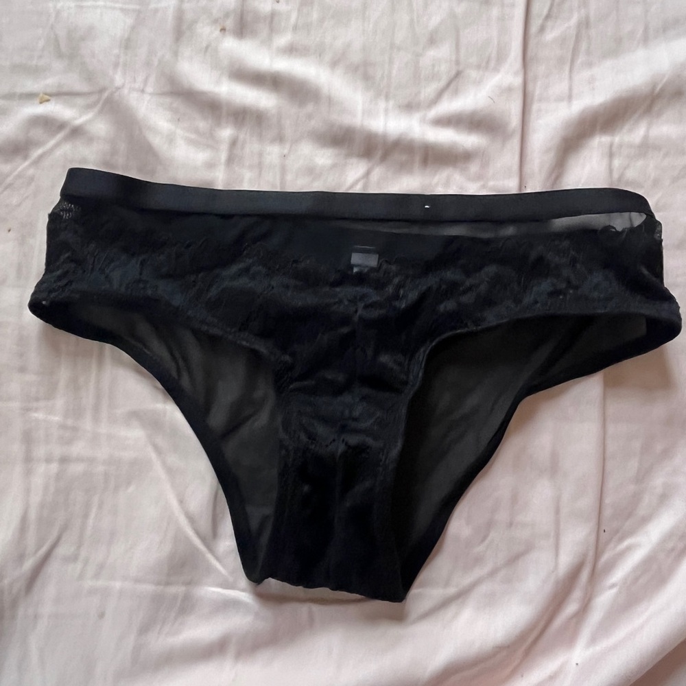 Black Lace Sheer Panties